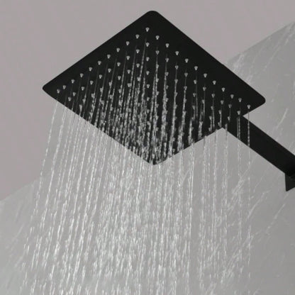 12 Wall Mount Rainfall Square Shower