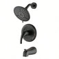Single Handle Tub Spout and 5 - functions Shower Set Included