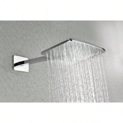 Shower System with Shower, Hand Shower, Slide Bar, Shower Arm, Hose, Trim, and Lever Handles