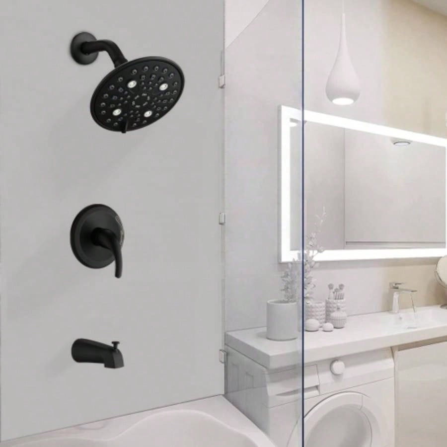 Single Handle 5 - functions Shower Set with Tub Spout Included