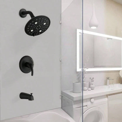 Single Handle 5 - functions Shower Set with Tub Spout Included