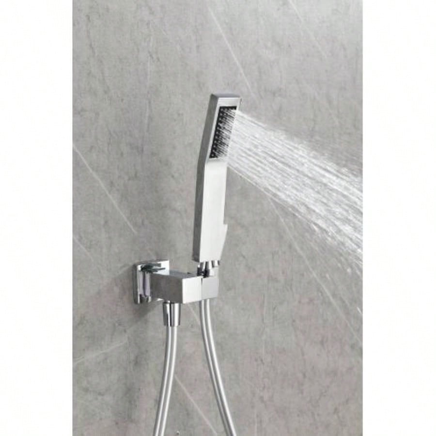 Shower Set System Bathroom Luxury Rain Mixer Shower Combo Set Wall Mounted Rainfall Shower Faucet