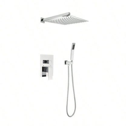 Shower Set System Bathroom Luxury Rain Mixer Shower Combo Set Wall Mounted Rainfall Shower Faucet