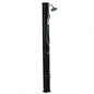 Outsunny Outdoor Heated Shower with 360 Rotating Rainfall Handheld Shower, Foot Shower Faucet, Temperature and Pressure Adjustable, Holds 9.2 Gallons Backyard Pool