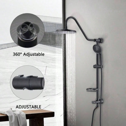 Handshower Shower with Handheld Shower System with 8 Rain Shower
