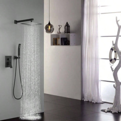 10 inch Shower Bathroom Luxury Rain Mixer Shower Complete Combo Set Wall Mounted