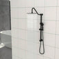 10 Inch Shower System with 5 Function Rain Hand Shower, 26.3 Slide Bar Shower Combo, Matte Black