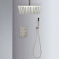 10 inch Shower Bathroom Luxury Rain Mixer Shower Complete Combo Set Wall Mounted