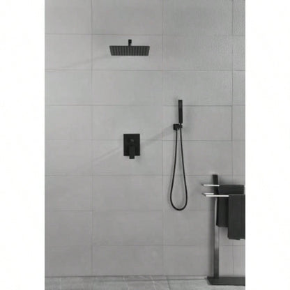 10 inch Shower Bathroom Luxury Rain Mixer Shower Complete Combo Set Wall Mounted