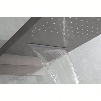 Shower System, Waterfall Rainfall Shower with Handheld, Shower Faucet Set Bathroom Wall Mounted