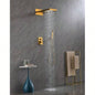 Shower System, Waterfall Rainfall Shower with Handheld, Shower Faucet Set Bathroom Wall Mounted