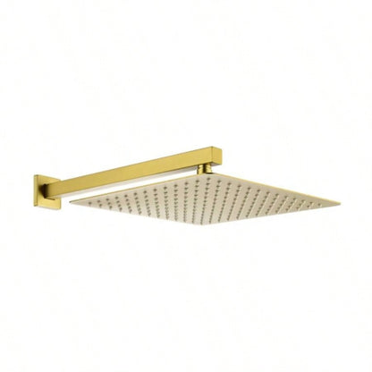 12 inch Wall Mount Rainfall Square Shower