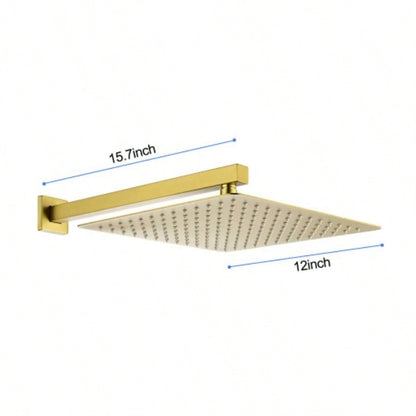 12 inch Wall Mount Rainfall Square Shower