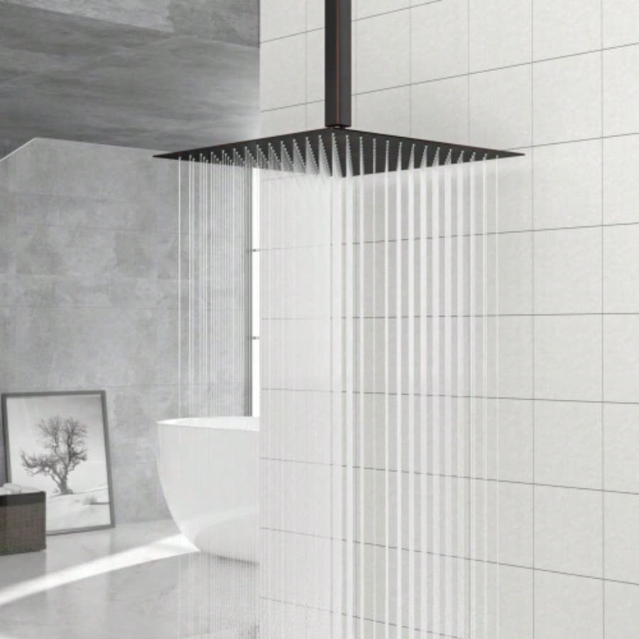 16 Square Rainfall Shower, Wall/Ceiling Mounted, Oil - Rubbed Bronze