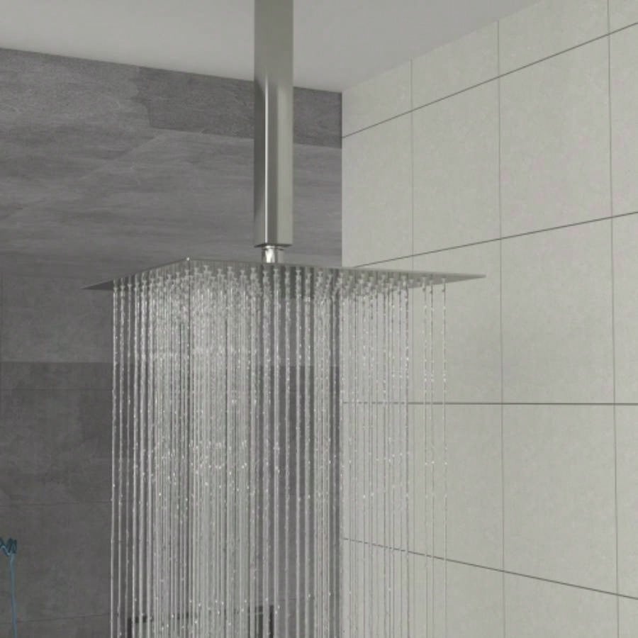 16 Square Rainfall Shower, Wall/Ceiling Mounted, Oil - Rubbed Bronze