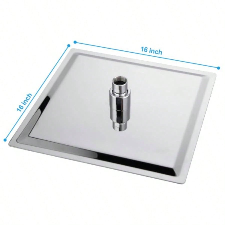 16 Square Rainfall Shower, Wall/Ceiling Mounted, Oil - Rubbed Bronze