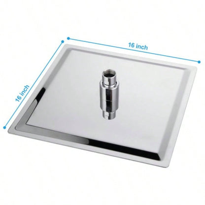 16 Square Rainfall Shower, Wall/Ceiling Mounted, Oil - Rubbed Bronze
