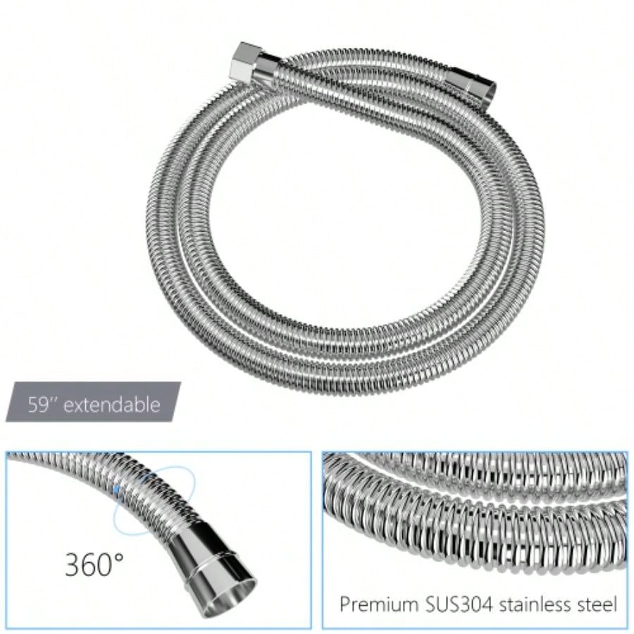 Dual Shower - 12 Inch Ceiling Mount Square Shower System with Rough - in,