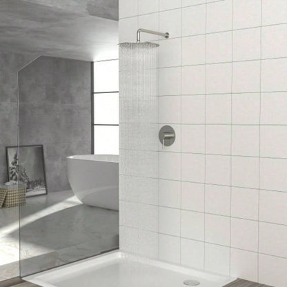 Shower Faucet Set, Shower System with 10 - Inch Rainfall Shower and Shower, Brushed Nickel