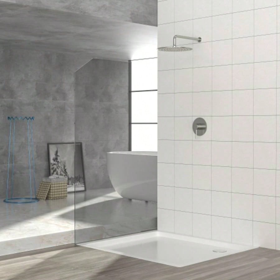 Shower Faucet Set, Shower System with 10 - Inch Rainfall Shower and Shower, Brushed Nickel