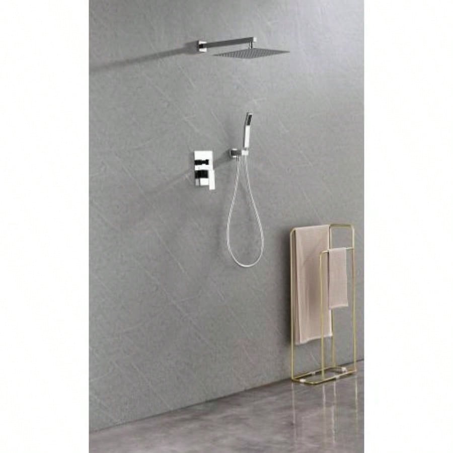 Shower Set System Bathroom Luxury Rain Mixer Shower Combo Set Wall Mounted Rainfall Shower Faucet