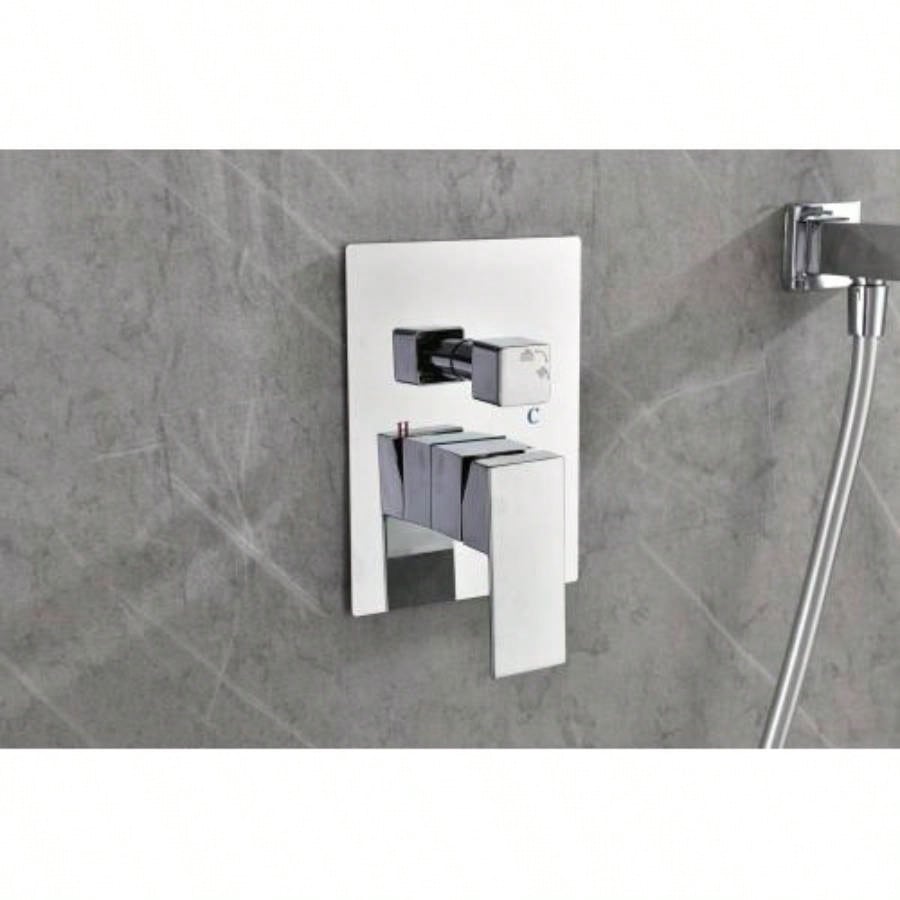 Shower Set System Bathroom Luxury Rain Mixer Shower Combo Set Wall Mounted Rainfall Shower Faucet