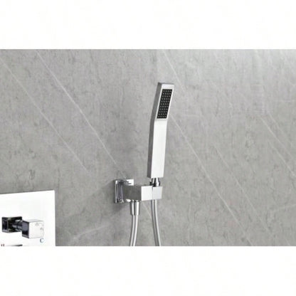 Shower Set System Bathroom Luxury Rain Mixer Shower Combo Set Wall Mounted Rainfall Shower Faucet