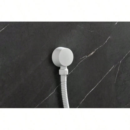Shower System with Shower, Hand Shower, Slide Bar, Bodysprays, Shower Arm, Hose, Trim, and Lever Handles