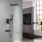 Wall Mounted Bathroom Rain Shower System Set with 10 Rain Shower, Handheld Shower and Tub Spout
