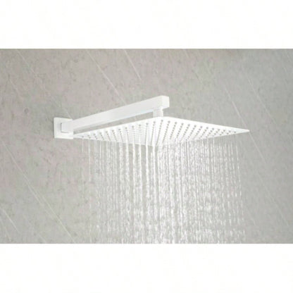 Shower System with Shower, Hand Shower, Slide Bar, Bodysprays, Shower Arm, Hose, Trim, and Lever Handles