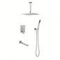 Shower system combo with hand shower, 16 inch shower and tub spout