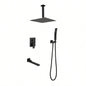 Shower system combo with hand shower, 16 inch shower and tub spout