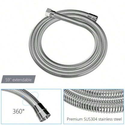 Dual Shower - 10 Inch Wall Mounted Square Shower System with Rough - in,