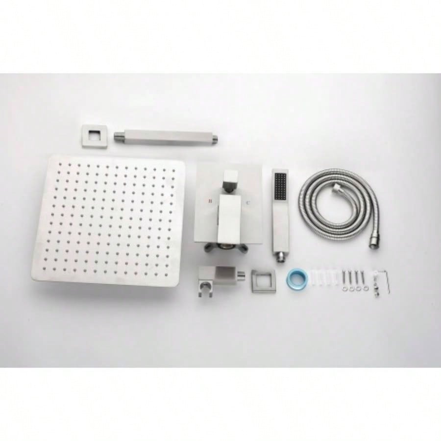 Ceiling Mounted Shower System Combo Set with Handheld and 16Shower