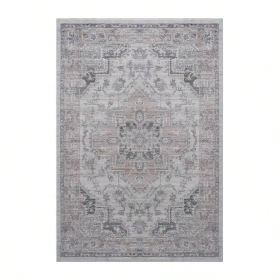 LOOM LUXE 8X10 Ivory/Beige/ Non - Shedding Living Room Bedroom Dining Home Office Stylish and Stain Resistant Area Rug
