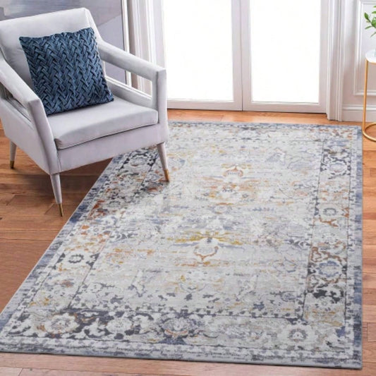LOOM LUXE 6X9 Ivory//Traditional Non - Shedding Living Room Bedroom Dining Home Office Stylish and Stain Resistant Area Rug