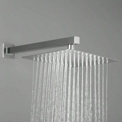 10 inch Shower Bathroom Luxury Rain Mixer Shower Complete Combo Set Wall Mounted