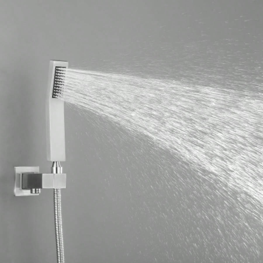 10 inch Shower Bathroom Luxury Rain Mixer Shower Complete Combo Set Wall Mounted