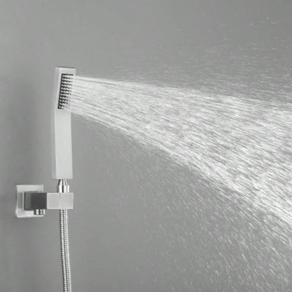 10 inch Shower Bathroom Luxury Rain Mixer Shower Complete Combo Set Wall Mounted