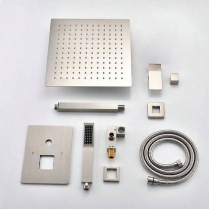 Ceiling Mounted Shower System Combo Set with Handheld and 16Shower