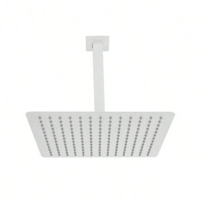 High Pressure Rain Shower, Ultra - Showerhead 304 Stainless Steel Waterfall Shower with Self - Clean Nozzles, Full Body Covering