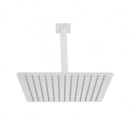 High Pressure Rain Shower, Ultra - Showerhead 304 Stainless Steel Waterfall Shower with Self - Clean Nozzles, Full Body Covering