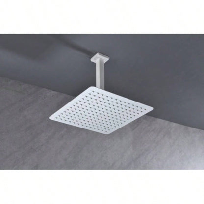 High Pressure Rain Shower, Ultra - Showerhead 304 Stainless Steel Waterfall Shower with Self - Clean Nozzles, Full Body Covering