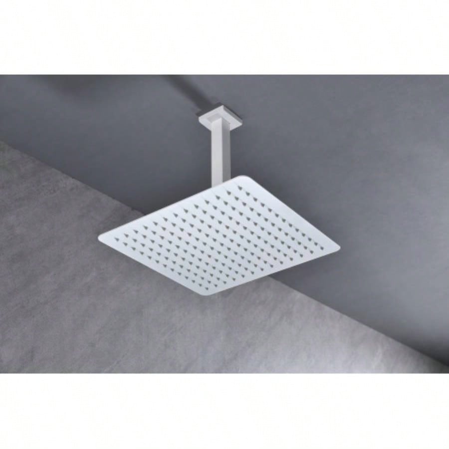 High Pressure Rain Shower, Ultra - Showerhead 304 Stainless Steel Waterfall Shower with Self - Clean Nozzles, Full Body Covering