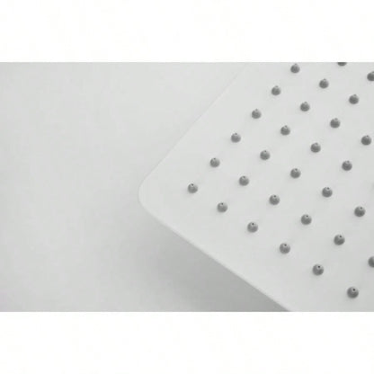 High Pressure Rain Shower, Ultra - Showerhead 304 Stainless Steel Waterfall Shower with Self - Clean Nozzles, Full Body Covering