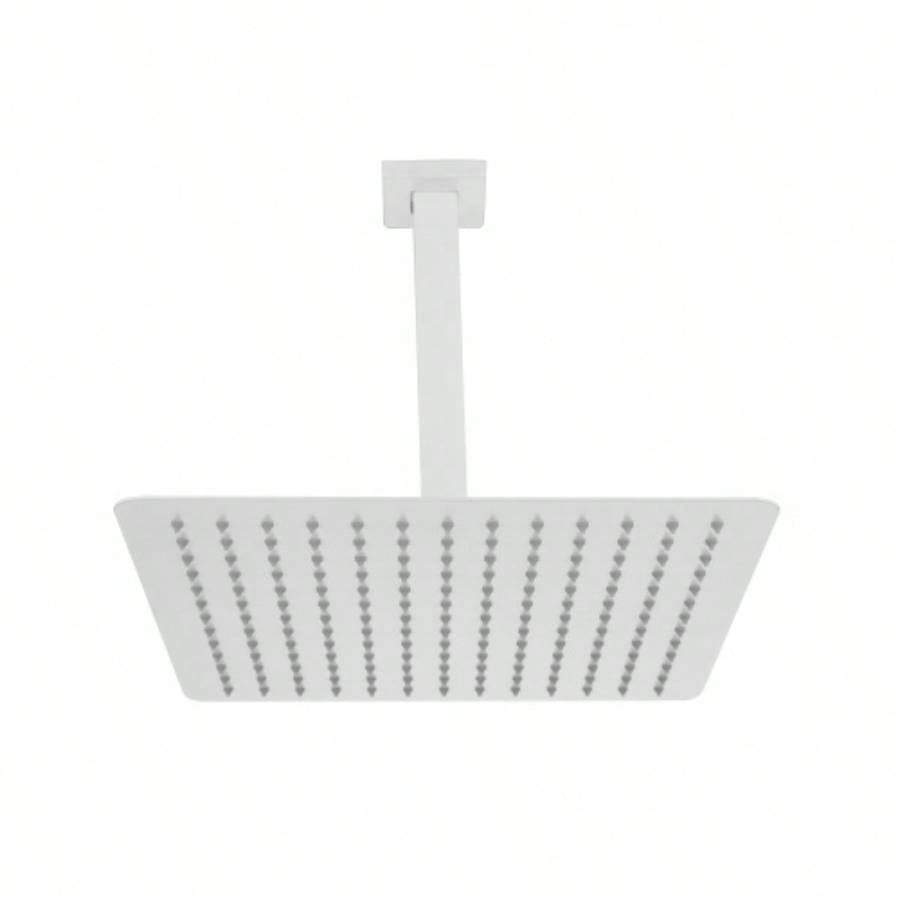 High Pressure Rain Shower, Ultra - Showerhead 304 Stainless Steel Waterfall Shower with Self - Clean Nozzles, Full Body Covering