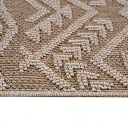 LOOM LUXE 8X10 Natural/Traditional Indoor/Outdoor Area Rug