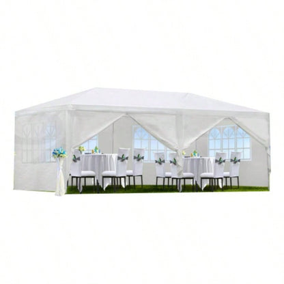 10x20 Wedding Party Canopy Tent Outdoor Gazebo with 6 Removable Sidewalls
