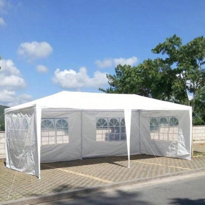 10x20 Wedding Party Canopy Tent Outdoor Gazebo with 6 Removable Sidewalls