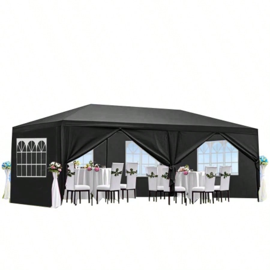 10x20 Wedding Party Canopy Tent Outdoor Gazebo with 6 Removable Sidewalls